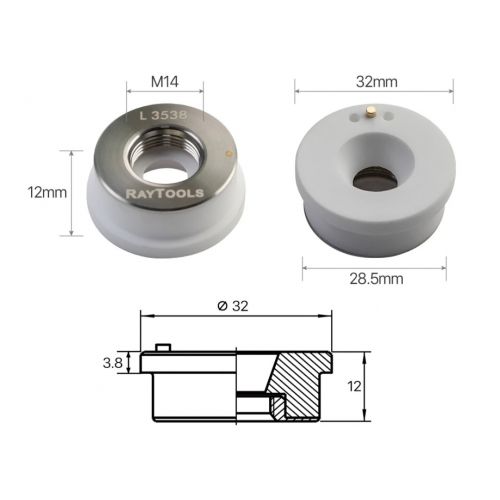 Raytools M14 L3538 Seramik Orjinal